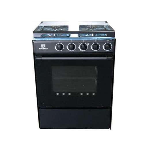 NASCO 4 BURNER GAS COOKER SNIPER B BLACK NASGC-SNIPER60B