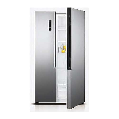 NASCO 400LTR SIDE BY SIDE REFRIGERATOR METALIC SILVER