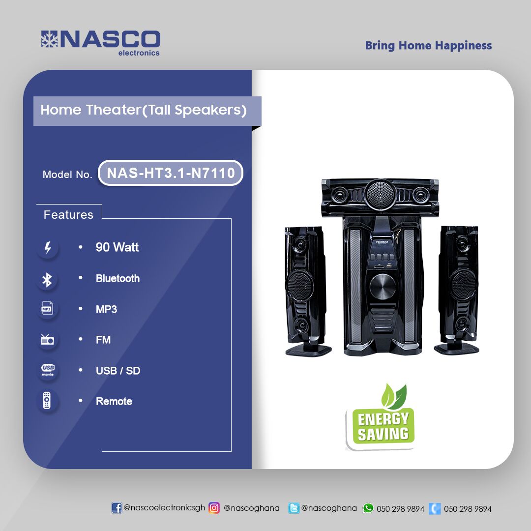 NASCO-HOME-THEATER-TALL SPEAKERS-NAS-HT3.1-N7110 - Image 2